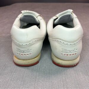 Etonic ST6005 White Leather Golf Shoes with Removable Kiltie Fringe Sz 9.5